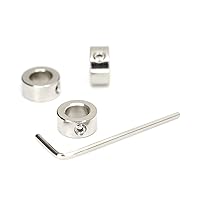 Vista 3 de Anillo de bloqueo de tornillo de plomo T8, 10 piezas de 0.315 in, collar de bloqueo de collar de bloqueo, columna de aislamiento de bloque