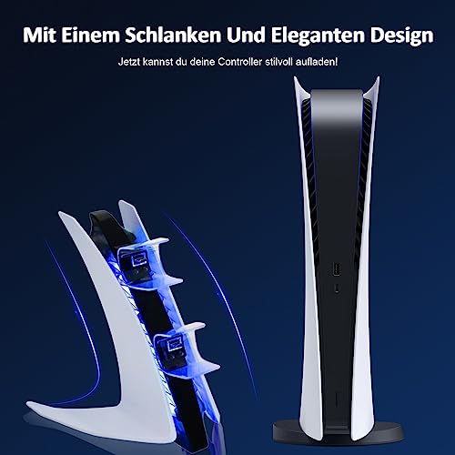 NexiGo PS5 DualSense Controller Ladestation für schnelles Laden