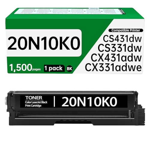 WBBWQQ 20N10K0 20N10 Black Toner Cartridge with Chip