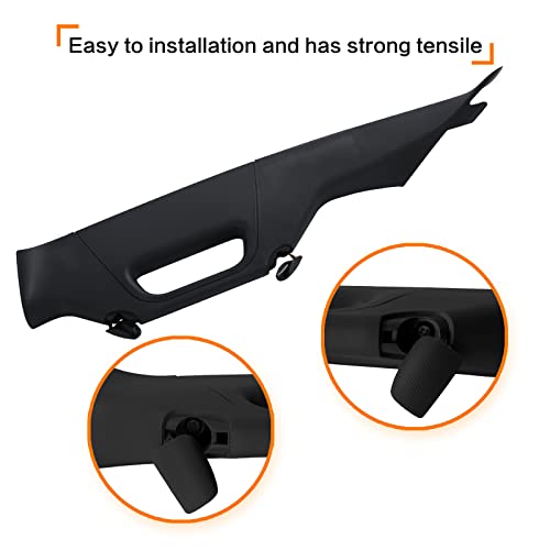 Hqpasfy A Pillar Grab Handle Interior Trim Left Driver Side Black Lh Compatible With 2011 2012 2013 2014 2015 2016 Ford F250 F350 F450 F550 Super Duty Replace# Bc3Z-2503599-Ab, Bc3Z2503599Ab #TOP2