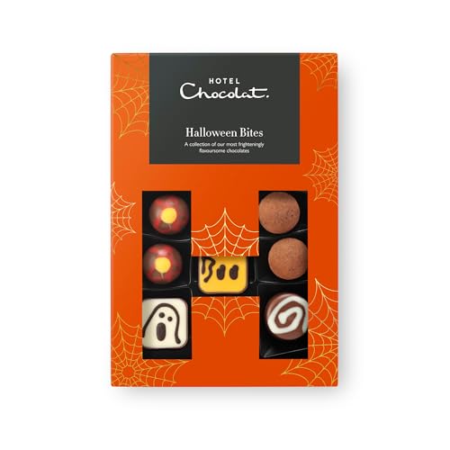 Hotel Chocolat Halloween Bites H-Box - 14 Frighteningly Flavoursome Chocolates, 190g - Halloween Chocolate Gift Box