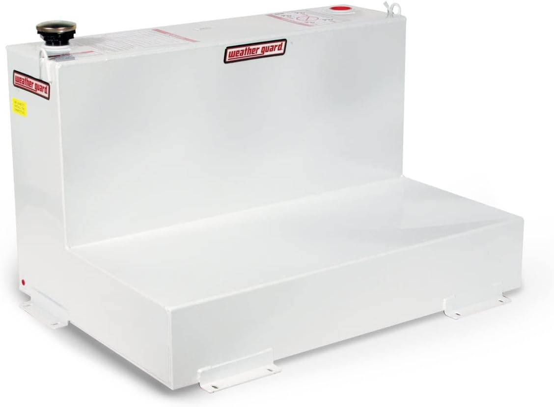 Transfer Tank L-Shape 75Gal White