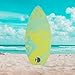 iBOARD 36” Skipper Skimboard with High Gloss Coat Wooden Skim Boards Beginners, Teenagers and Adults Beach Skimboard 3 Color Traction Pad to Choose(Yellow)