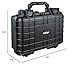 Eylar Tactical Hard Gun Case Water & Shock Proof With Foam TSA Approved 11.6 Inch 8.3 Inch 3.8 Inch (Black)