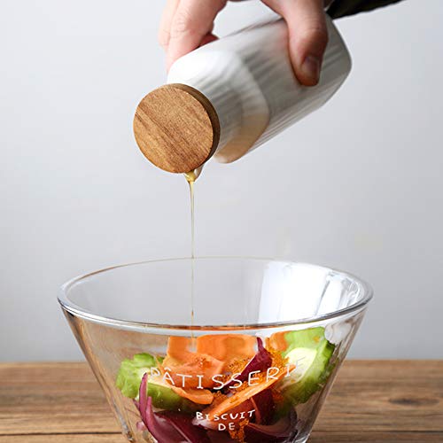 Onepine 300Ml Ceramic Oil Dispenser Bottle, Oil Bottle Cruets No Drip, Olive Oil Dispenser, Condiment Container With Lid #TOP4