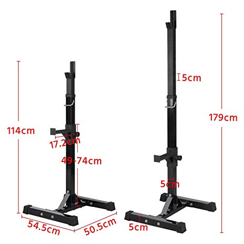 Yaheetech Rack Squat Repose Haltère Réglable 14 Niveaux Repose Barre Musculation Supports pour Haltères Longs à Disques… - Les Beatles, Paul McCartney, John Lennon, RIngo Starr, George Harrison Yaheetech Rack Squat Repose Haltère Réglable 14 Niveaux Repose Barre Musculation Supports pour Haltères Longs à Disques… – Image 4