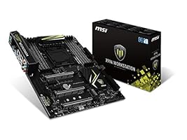 MSI Intel X99 LGA 2011 DDR4 USB 3.1 Form Factor ATX Motherboard (X99A WORKSTATION)