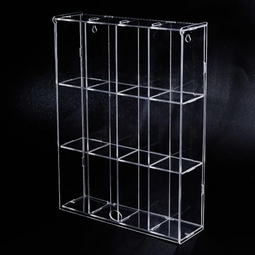 SUPERFINDINGS Acrylic Display Case Clear Wall Mountable Display Case for Collectibles 3 Tier Desktop Dustproof Display Cabinet Box Collections Showcase Storage Organizer for Rock Crystals Minifigures - Image 4