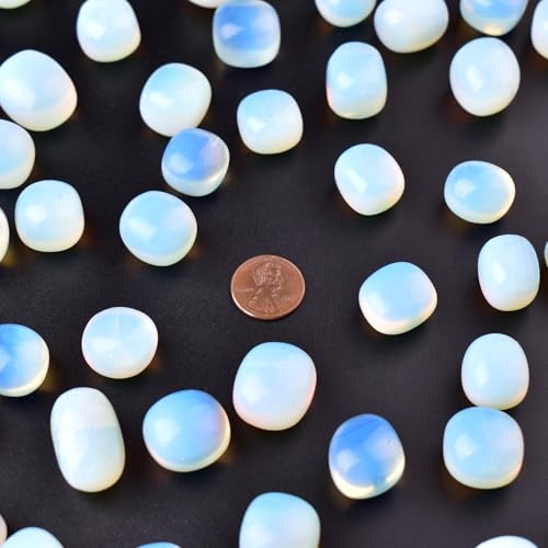 image for SigMntun Opal Healing Crystal Stone Set - 24 Pieces, 0.6
