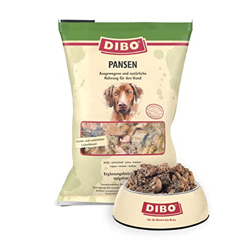 DIBO Pansen, 10 x 2.000g-Beutel, Tiefkühlfutter, gesunde, natürliche Ernährung für Hunde, Hundefutter, Barf, B.A.R.F.