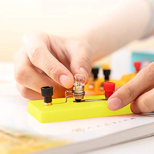 VILLCASE FÃ­sica CiÃªncia LaboratÃ³rio Circuito BÃ¡sico Aprendizagem Kit de IniciaÃ§Ã£o CientÃ­fica