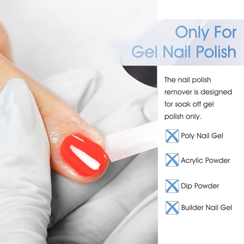 ROSALIND Środek do usuwania lakieru do paznokci UV, 11 ml, środek do usuwania paznokci żelowych, łatwo i szybko usuwa naciekający olejek żelowy