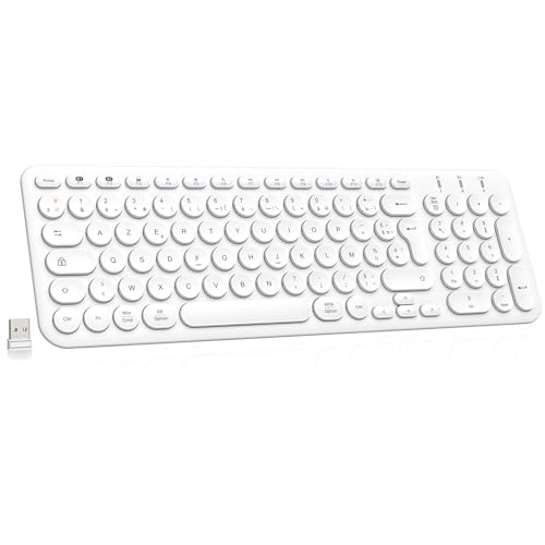 Clavier multi-dispositifs AZERTY Bluetooth pour connecter PC tablette et smartphone en même temps