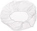 Keystone 110NWI-10-24-WBG White Lightweight Polypropylene Bouffant Cap, 24" Size (Case of 1000)