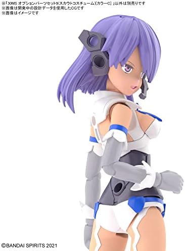 Bandai Hobby - 30 Minute Sisters - #09 Option Parts Set 9 (Commander Costume) [Color C] 30 MS Model Kit image 4
