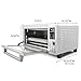 Nuwave Bravo Air Fryer Toaster Smart Oven, 10-in-1 Countertop Convection, 1800 Watts, 21-Qt Capacity, 50°-450°F Temp Controls, Top and Bottom Heater Adjustments 0%-100%, PFAS Free, Stainless Steel