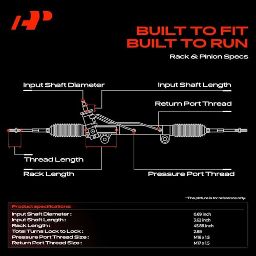 A-Premium - Hydraulic Power Steering Rack and Pinion by A-Premium - Used condition - Image 3