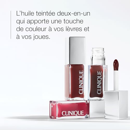 Clinique Pop huile couleur lèvres + joues #Miel - vue 4