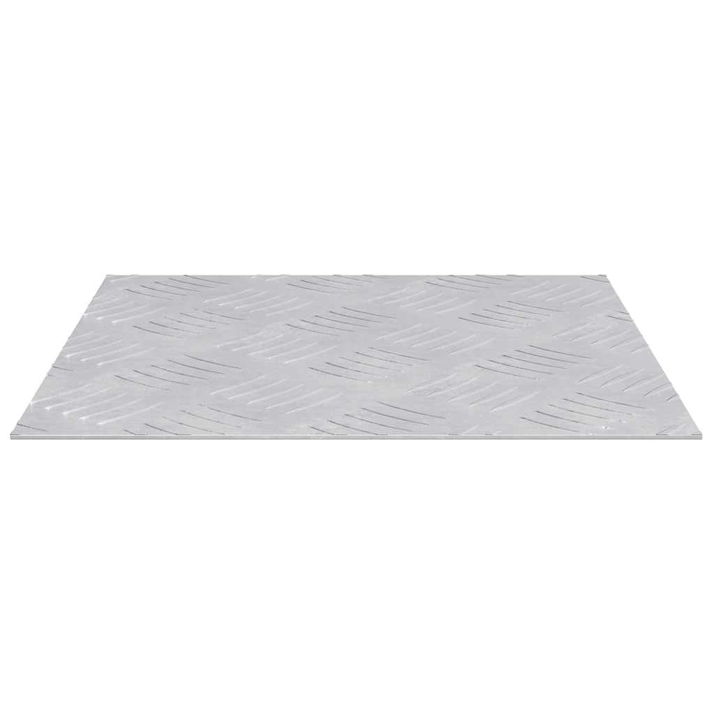 Fengshui Aluminiowe stopnie schodowe, zestaw 4 sztuk, 30 x 30 cm, srebrne