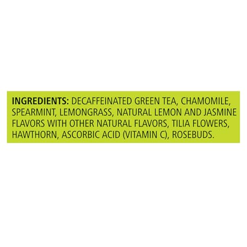 Celestial Seasonings Sleepytime Decaf Lemon Jasmine Green Tea Bags 20 Tea Bags
