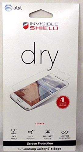 Zagg Invisible Shield Dry Apply for Samsung Galaxy S6 edge - Retail Packaging - Screen