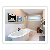 Mirrors & Marble LED Bathroom Mirror with Lights - Side Lit Rectangular Mirror for Vanity, Bedroom o