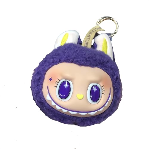 𝐋𝐚𝐛𝐮𝐛𝐮 Keychain，Labubu Plush Keychain Wings of Fortune Vinyl Plus...