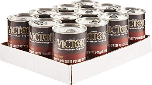 Victor Grain Free Turkey And Sweet Potato Stew Canned Dog Food 13.2Oz 12 Cans #TOP1