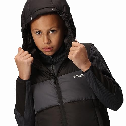 Kids Lofthouse Heavyweight Water-Repellent Bodywarmer Gilet - Black3