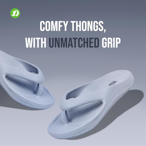 Image of DOCTOR EXTRA SOFT Men's Classic Casual Thong Slippers With Cushion Footbed For Adult|Comfortable & Lightweight|Stylish & Anti-Skid|Waterproof & Everyday Indoor Outdoor Flip Flops Gents & Boys D-506