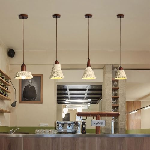 Accesorios de iluminación premium: Lámpara de techo estilo crema francesa texturizada E27 5