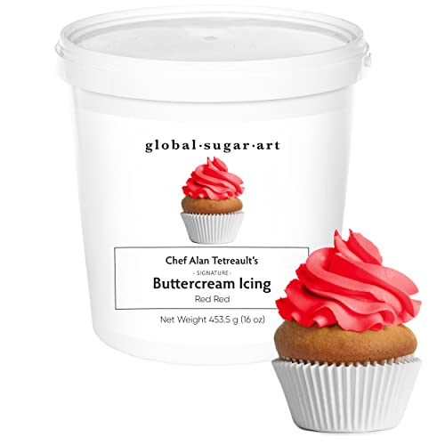 Red Buttercream Frosting for Cake Decorating – Firm Icing fo...