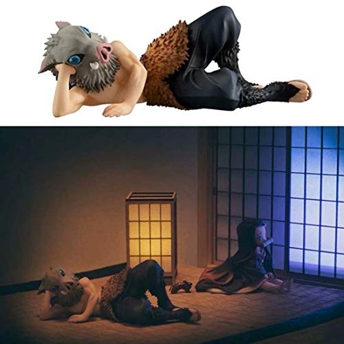 Inosuke Anime Car Dashboard Doll Figurine Cute Car Interior Display Home Office Decoration Ornaments Pvc Action Figure Model Toy #TOP4