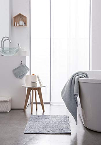 Today Cotton Bath Mat, Cotton, light grey, 50x85-cm