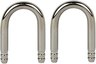 GSHLLO 2 Pcs Stainless Steel Aquarium U Tubes Fish Tank Connecting Tube Fish Tank Air Pump Tube Connector CO2 System Connector Aquarium Accessories
