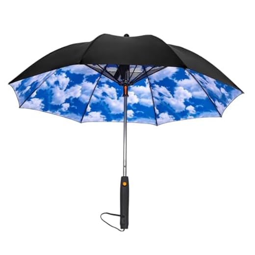 Cooling Umbrella with Fan and Mist Technology