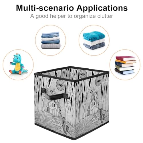 Boîte de rangement pliable avec poignées solides pour optimiser vos placards