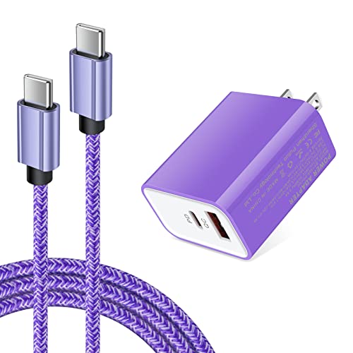 USB C Fast Wall Charger for Google Pixel 10a/10/9a/9/9 Pro XL/8a/8/8 Pro/7a/7/7 Pro/6a/6 Pro/5/4XL USB C Fast Charger for Samsung Galaxy A17 A16 5G A15 A14 A13 S26 20W PD Power Adapter Type C Cable