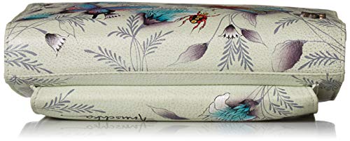 Anuschka Hand-Painted Women’s Genuine Leather Rfid Blocking Organizer Wallet - Wondrous Wings #TOP3