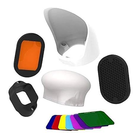 Professional Flash Accessories Kit | Universally Compatible Diffuser, Bounce, Grid, Gel, Grip & Sphere for Enhanced Lighting | Perfect for Studio & Outdoor Photography | Portable & Durable-image-4