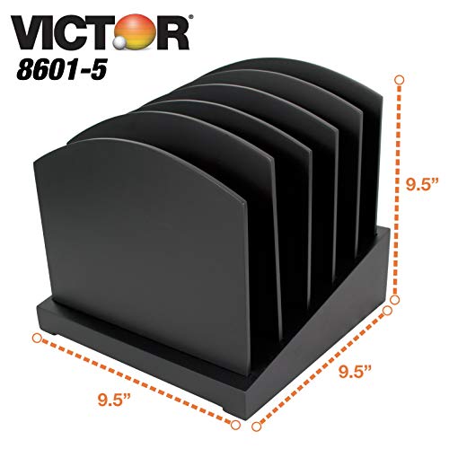 Victor range-courrier incliné à 5 compartiments pour trier vos dossiers - 2