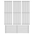 Votenli S65051 (4-Pack) 19 3/4" Stainless Steel 7mm Cooking Grid Grates Replacement for Chargriller Gas Grill 2121, 2123, 2222, 2828, 3001, 3030, 3725, 4000, 5050, 5252, 5650,9020