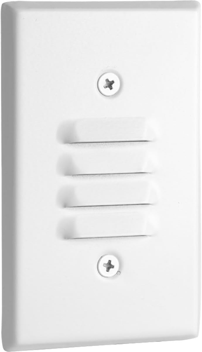 Progress Lighting LED Indoor Louvered Step Light, Indoor, P660003-028-30K, Satin White