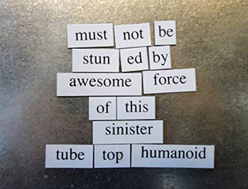 Magnetic Poetry Geek Kit - Imán decorativo para refrigerador miniatura 2