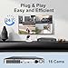 Anpviz 12MP 16CH PoE Security Camera System,16pcs 5MP Wired Turret PoE IP Cameras, Smart Color Night Vision, Human/Vehicle Detection, 12MP/4K 16 Channel NVR with 4TB HDD for Businesses (H Series)