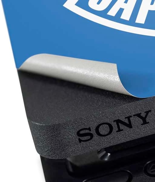 Skinit Decal Gaming Skin Compatible with PS4 Slim Bundle - Officially Licensed Dragon Ball Z Capsule Corp Design