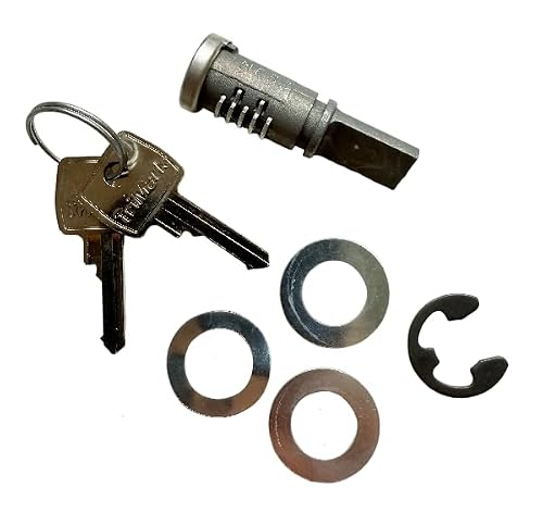 Barillet de rechange pour serrure de porte de caravane – Compatible avec Caraloc 640/700/400 – 2 clés incluses – Compatible avec camping-car et camping-car – Sécurisé, durable, facile à installer