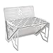 SYNYEY Griglia per Barbecue Staccabile - Barbecue Portatile Pieghevole a carbonella | Griglia per Barbecue Portatile Pieghevole Resistente per Escursionismo, Pesca, Picnic