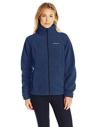 Columbia Jaqueta de lã feminina Petite Benton Springs com zíper completo - PP - Columbia Navy