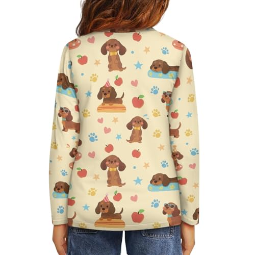 HUIACONG Girls Children Long Sleeve Tee Shirt for Kids Boys Winter Tops4